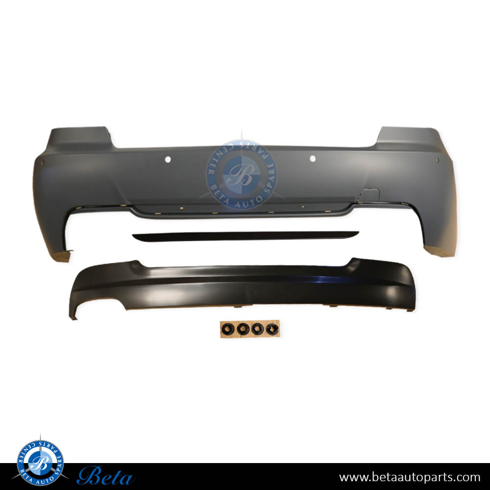 Rear Bumper with PDC with 1 Hole M-Tek for BMW 3 Series Coupe E92 2005-2011 models, Part Number 51128044934-1H Rear Bumper with PDC with 1 Hole M-Tek for BMW 3 Series Coupe E92 2005-2011 models, Part Number 51128044934-1H